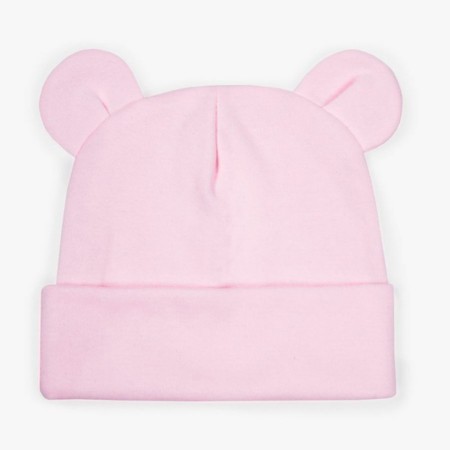 Children's cap Amarobaby Nature Essence Bear, size 38-40, pink color-3
