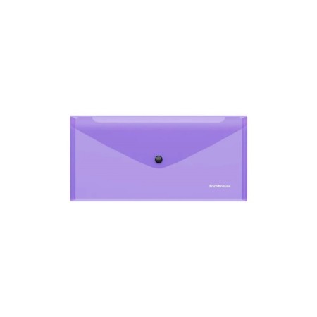 Folder-convert on the button 255 x 130 mm (Travel) Erichkrause "Glossy Vivid", translucent, 180 μm, blue-3
