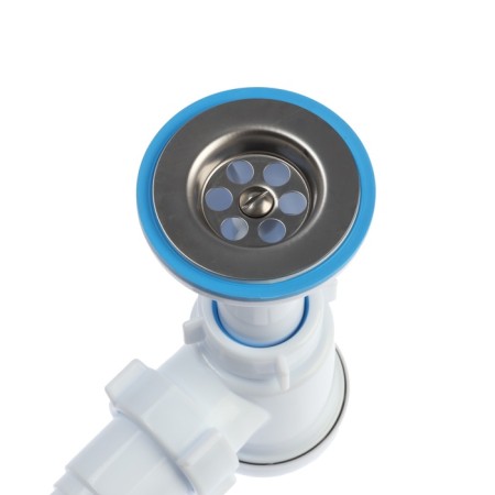 Siphon for washing "Ani Plast" C2015, 1 1/4 "x40 mm, cast release, with corrugation 40x40/50 mm-3