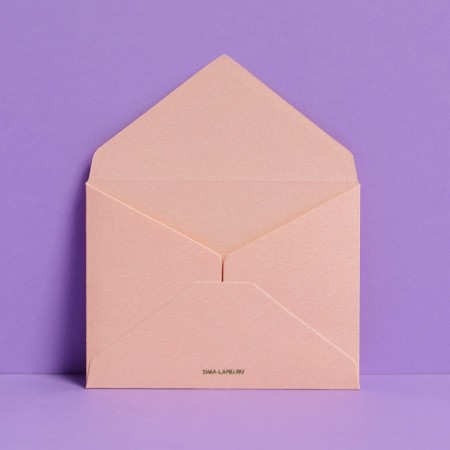 Gift envelope "With Love", embossing, designer paper, 9 × 7 cm-3
