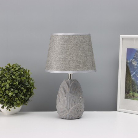 Table lamp "Leaves" 1x40W E14 gray 20x20x34cm
