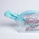 Cosmetic bag from the transparent PVC "Queen", 14x8 cm