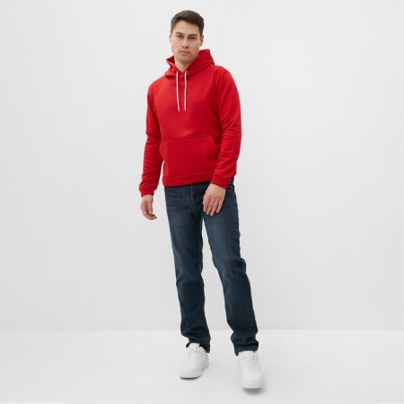 Male sweatshirt was laid down, red color, size 58-1