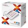 Texet TX 262 phone, wired, call volume control, large buttons, light gray