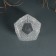 Glass of Glass for 1 candle "Dodecahedron" Transparent 6x8x7.5 cm