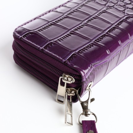 Women's wallet on lightning, purple color-2