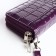 Women's wallet on lightning, purple color