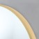 Mirror "matte gold", wall -mounted, 50 × 4 cm