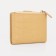Women's wallet on the button, yellow color