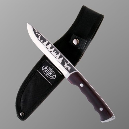 Hunting knife "Altai" steel - 65x13, handle - wood, 24 cm