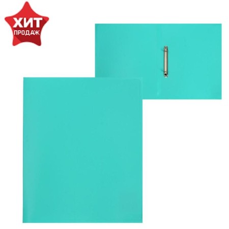 Folder on 2 rings A4 Calligrata, 18 mm, 500 μm, ice green