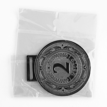 Prize medal 198, 2nd place, d = 5 cm, silver-4