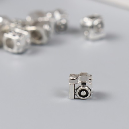 Busina for creativity Metal "camera" silver 0.8x0.7cm