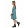Dress for girls, height 128 cm, blue color