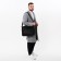 Business Business on a zipper, Textura, 2 external pockets, black color