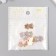 Decor for creativity metal, enamel "Mishka with heart" mix 1.7x1.3 cm