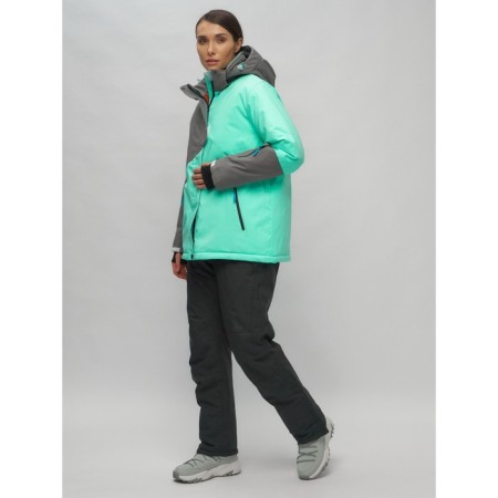 Ski suit, size 52, turquoise color-1