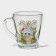 Mug "Funny Beasts", glass, 250 ml, in gift packaging, Mix drawing