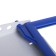 Plastic frame for the A4, Infoframe cross -cutting system, without tread, blue color