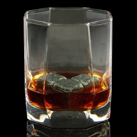 Ships for whiskey in the bag "100% man", natural steat, 6 pcs-4