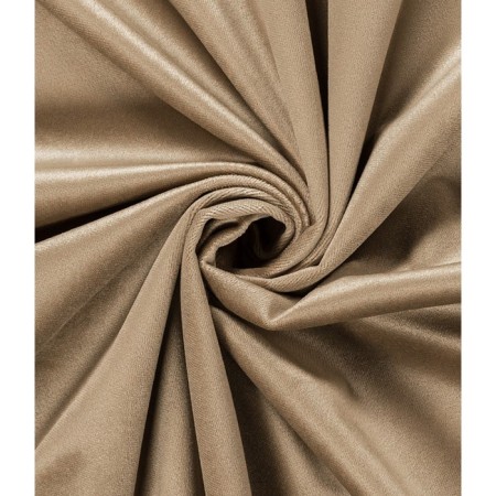 Curtain "velor", size 200x260 cm, beige color