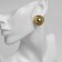 Earrings Metal "Aesthetics" Freesia, Color Gold