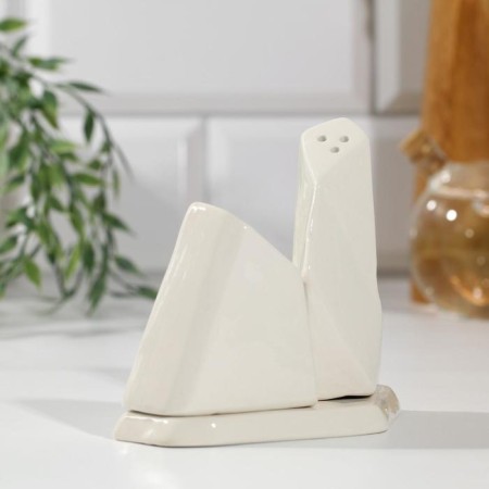 Set of Solonka and Listen "Geometry", white, 14.5 x 10.8 cm-1