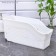 Container for storage Economic "Loft", 3 l, 35.5 × 13 × 17 cm, on wheels, white color