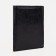 Male purse without fastening, 2 in 1, for auto documents, for bills, for cards, for coins, black color Black