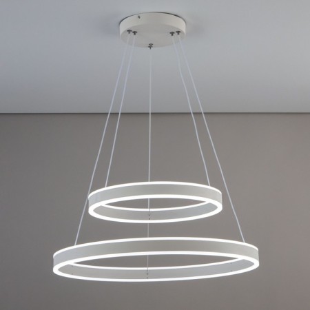 Suspended Citilux “duet” CL719640, 60x60x17 cm, 1x108W, LED, white color-9
