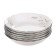 Constance soup plate, decor "Silver ears, Platinum layering", 19 cm