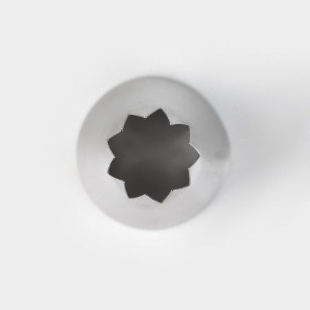 Konfinett Konfinett Nazadka Open Star, D = 3.4 cm, Exit 1.6 cm, stainless steel-1