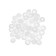 Decorative cap for screws, white, set 100 pcs