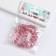 Beads made of natural stone "Cat Eye" set of 50 pcs., 1 pc. - 8 mm, pink