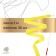 Ribbon for rhythmic gymnastics with a stick Grace Dance, 2 m, yellow color