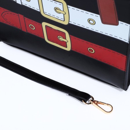 Female bag, lightning tout, black color-5