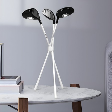 Taleser "3 clubs" 40 × 60 cm, 3 × 10 watts, aluminum, plastic, glow warm white-5