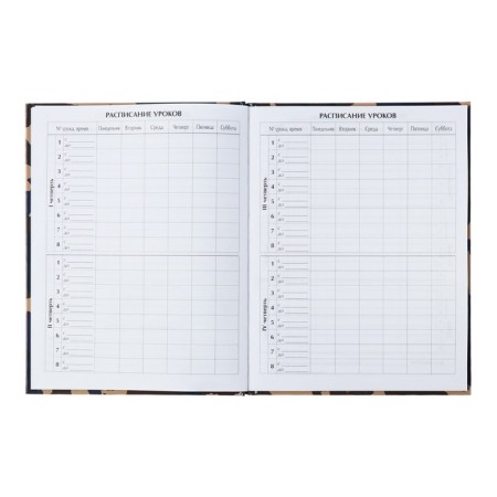 Universal diary for grades 1-11, "special forces", solid cover 7BC, glossy lamination, 40 sheets-6