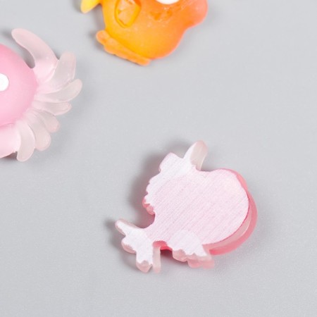 Decor for creativity plastic "Aquarium fish with big eyes" set of 10 pcs 2.5x2 cm-2