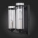 Sconces st. SL334.401.02. Bichero. 2x60 W, E14, 29, 4x24 cm, black color, nickel