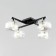 Ceiling chandelier "Virta" E14 4x60 watts