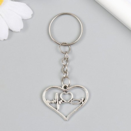 Trick Metal "Heart - Rhythm" silver 3x2.4 cm-1