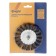 Metal brush for a tundra drill, with a hairpin, twisted wire, flat, 100 mm