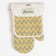 Kitchen set (2 items) of the “zigzags” shares, a grade 17x17 cm, mittens 26x16 cm, 100% p/e