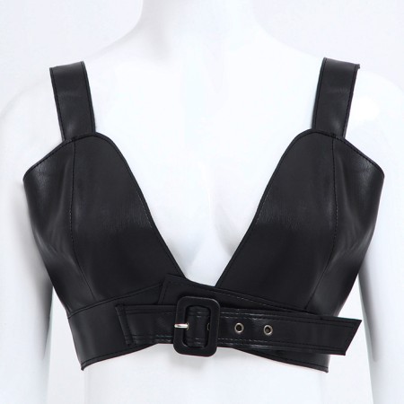 Portup - an bodice on the buttons, the color is black-2