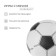 Inflatable ball "football", d = 30 cm