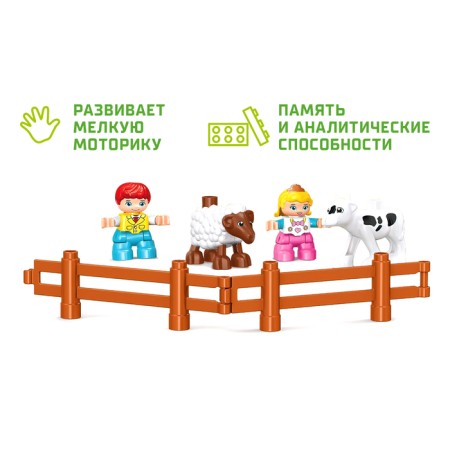 Design "Funny Farm", 2 assembly options, 85 parts-3