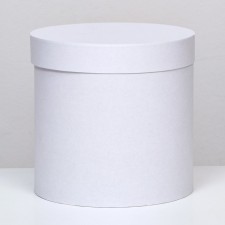 Hat box white, 23 x 23 cm
