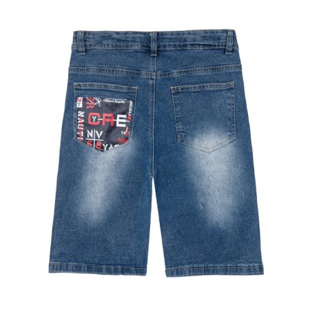Denim shorts for the boy PlayTode, height 128 cm-1