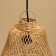 Ceiling Lamp from the rattan "Donny", 1 × 120 W, E27, 30 × 30 × 40 cm